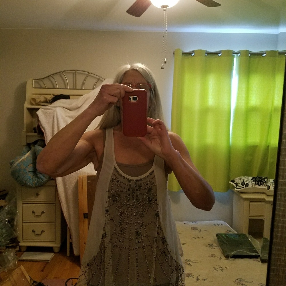 Black label taupe camisole